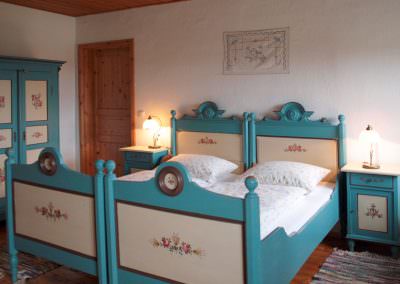 Schlafzimmer eins Hofwohnung