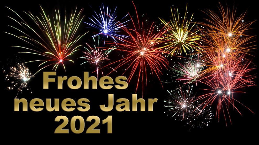 Frohes neues Jahr 2021 Neujahrsgruss 2021